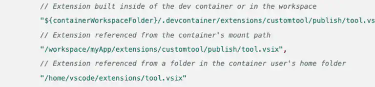 Implementing Private VS Code Extensions for Dev Containers