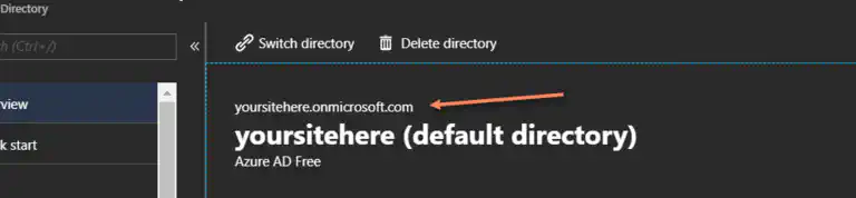 Using OnMicrosoft.com Azure Active Directory Accounts